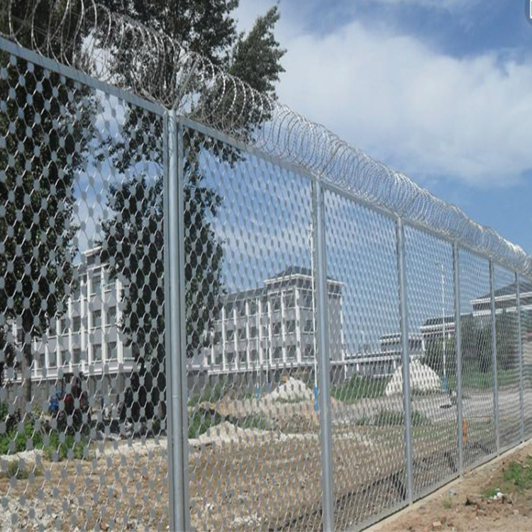 監(jiān)獄梅花刺隔離網墻圖片4
